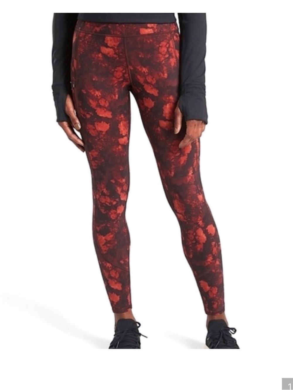 Athleta Rainier Printed Tight Leggings Medium- EUC